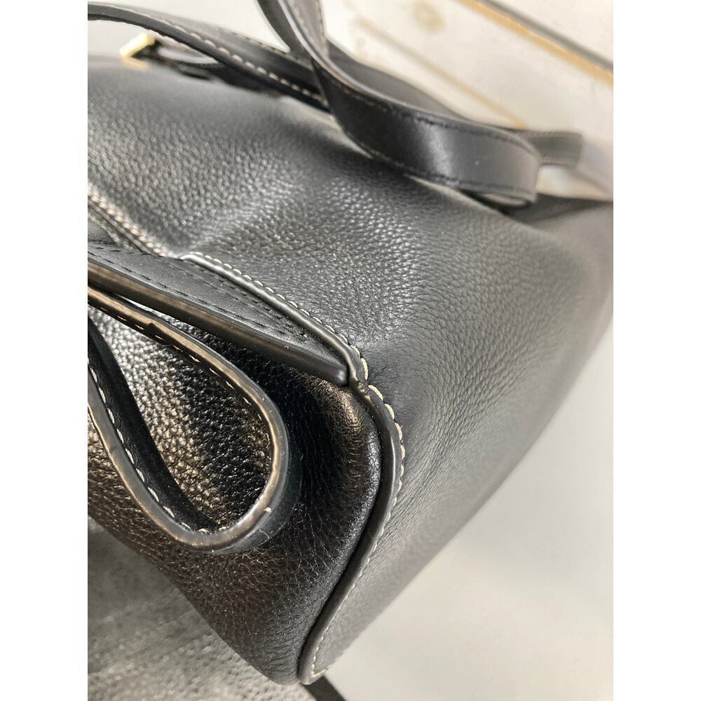 MICHAEL KORS, MEDIUM BLACK PEBBLED LEATHER BACKPACK - Picture 16 of 16